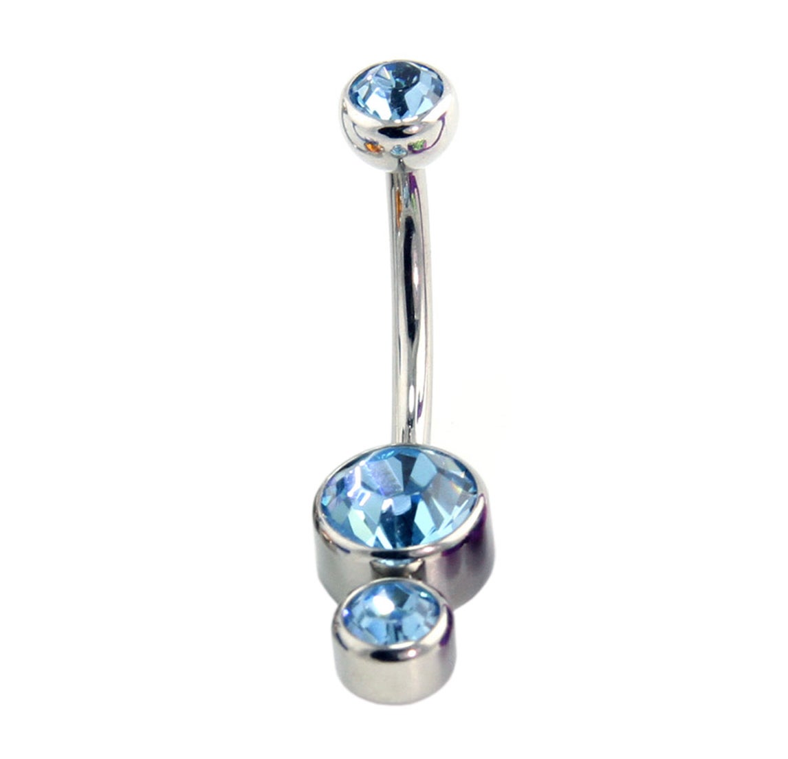 Gemini Gem Navel Curve Metro Body Piercing